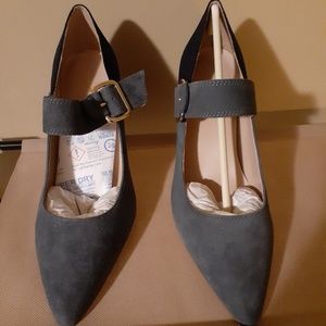 Suede Multi Color Heels